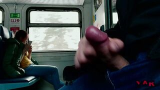 Blowjob Sucking Dick to a Stranger on a Train