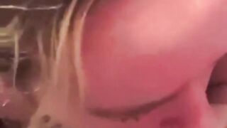 Teen BabyClava Thirsty for Trashy Facial Cum