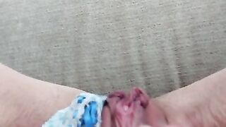 Hot Teen Masturbation Dripping Wet Pussy with Cute Panties POV