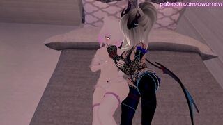 Lesbian Sex in Virtual Reality VRchat Erp OwO