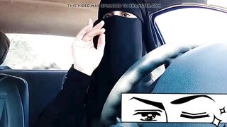 Niqab super mamant dance don la voiture khadoj