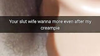 Cheating wife get breeding creampie,but still wanna more sex