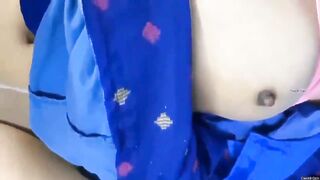 Blue saree aunty sex no t