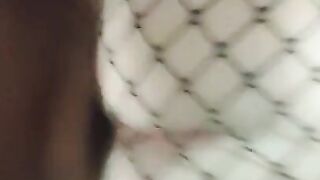 Quick Doggystyle through Fishnets with Sexy Slut