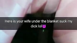 Your wife secretly suck my cock while you in another room!