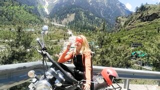 Bike Rider Girl Smoking on Highway- Angel Dani Fowler Hd- 1080 Porn