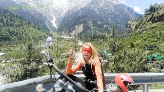 Bike Rider Girl Smoking on Highway- Angel Dani Fowler Hd- 1080 Porn