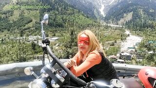 Bike Rider Girl Smoking on Highway- Angel Dani Fowler Hd- 1080 Porn