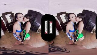 VR Cosplay X Threesome With Jade And Kitana VR Porn