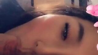 Snapchat asian blowjob