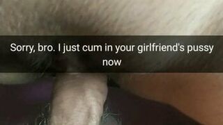 Sorry man, im cumming inside your GF pussy now - Milky Mari