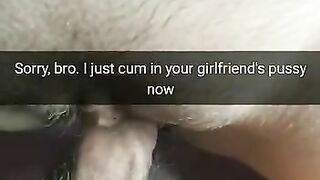 Sorry man, im cumming inside your GF pussy now - Milky Mari