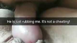 He is just rubbing my pussy! Its totally not cheating,hubby!