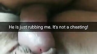 He is just rubbing my pussy! Its totally not cheating,hubby!