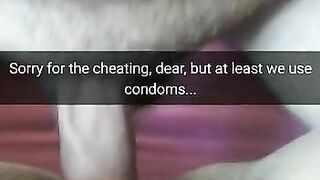 Yeah i cheat on you, but i swear we use condoms! -Milky Mari