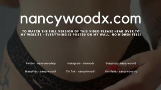 NANCY WOOD - CLEAR HEEL PUSSY FUCK