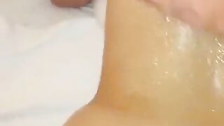 Snapchat: Julia1996xxx - Horny girl oiled and fucked POV