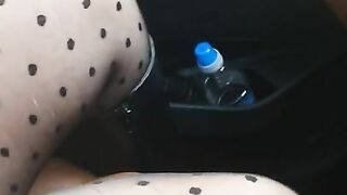 Step daughter Paid off step dad in the car with a Blowjob and got Cum in her Mouth