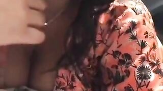 Big Tits Nipple Slip on Instagram Live