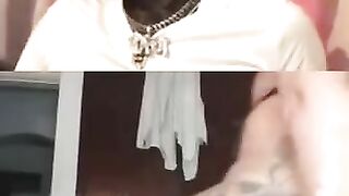 LATINA PUTS ON A SHOW WITH A DILDO ON RAPPER GOLD GAD INSTAGRAM LIVE