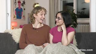 Lesbian Couple Play a Sexy Card Game