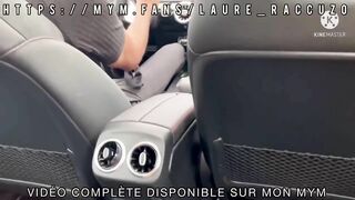 Défi inconnu Uber - jeune francaise vide les couilles du chauffeur Uber ! Enorme ejac !!!