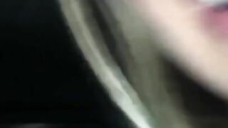 Snapchat bitch shows pussy on a ride