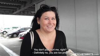 CzechStreets - Busty Milf Gets Her Ass Fucked In Front Of A Supermarket