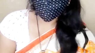 Marathi indian geetahousewife dirty talking and self nude dancing video