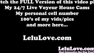 Getting cum wiped off my ass after sex, caught during panties vibrator masturbation, asshole and pussy closeups - Lelu Love