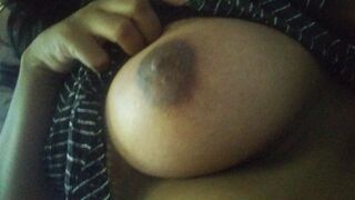 Indian Mallu Aunty Showing Her Boobs and Play Alone 49