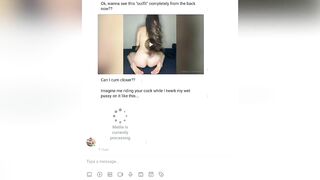 Follow along just like an actual OF sexting session, edging & stroking to her twerking to a BIG cumshot at end - Lelu Love