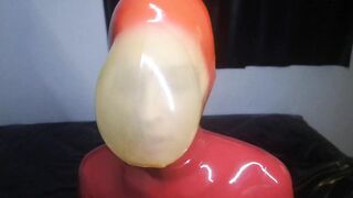 Latex Breathplay Mask