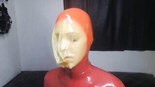 Latex Breathplay Mask