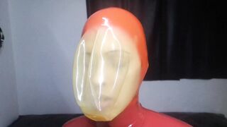 Latex Breathplay Mask