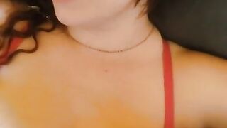 Huge Cumshot on my Tits! - BryceyMay