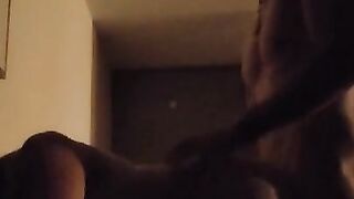 Loud latina cums in two minutes