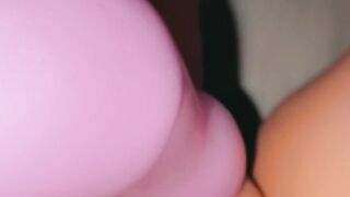 Super horny, using a toy to cum