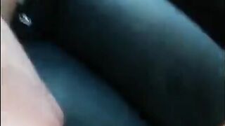 (RISKY OUTDOORS) Horny blowjob on the public bus