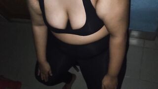 Priya madam workout - big big breasts