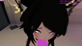 Submissive Joi in Virtual Reality ❤️Intense moaning and spanking; POV Blowjob [VRchat 3D Hentai]