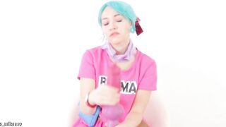 Bulma's Cum-tastic Wish (DRAGON BALL COSPLLAY)