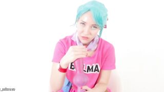 Bulma's Cum-tastic Wish (DRAGON BALL COSPLLAY)