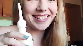 Snapchat Milk Enema and Outdoor Release