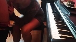 masturbates in piano lessons caught by teacher I have to suck him off.