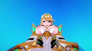 mythra Xenoblade 2 3D HENTAI 3/5