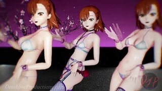 MMD R18 4k Mesh Bikini Misaka Multi body - DDD - 1066