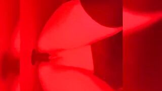 Redroom dildo ride