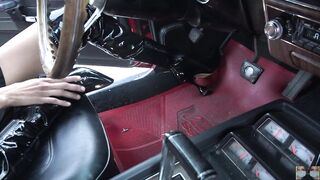 No Panties Pedal Pumping A Chevy Camaro SS 350