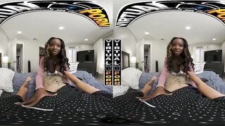 VIRTUAL PORN - Stepmom Naomi Foxxx Cleans My Sock AND My Cock #VR